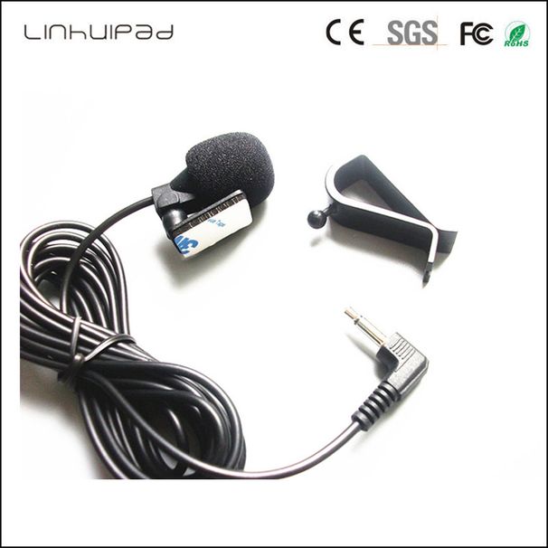 huipad 3.5mm Mono Mikrofon Assemblée Mic fir Auto Gefier Head Unit Bluetooth Aktivéiert Radio GPS DVD Player Audio_voghion.com