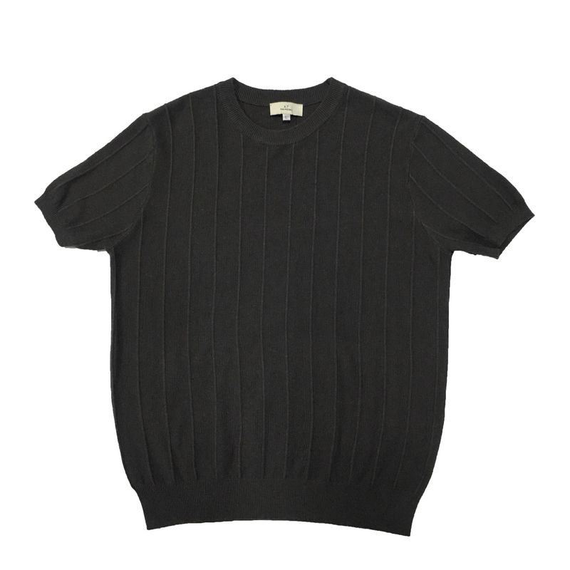 Ropa para hombre Camiseta de verano de manga corta con cuello redondo nueva, de seda helada, versión fina para hombre, camisa de fondo ligera de estilo maduro, camiseta de tendencia superior_voghion.com
