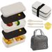 Lunch Box For Office Workers Microwaveable Compartmentalized Large Capacity Set Outdoor Lunch Box_voghion.com