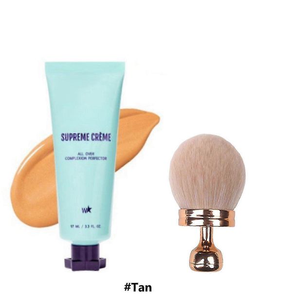 Fondotinta CC Cream Creme All-Over Complexion Perfector e pennello per il trucco, correttore tutto in uno a lunga tenuta per le imperfezioni_voghion.com