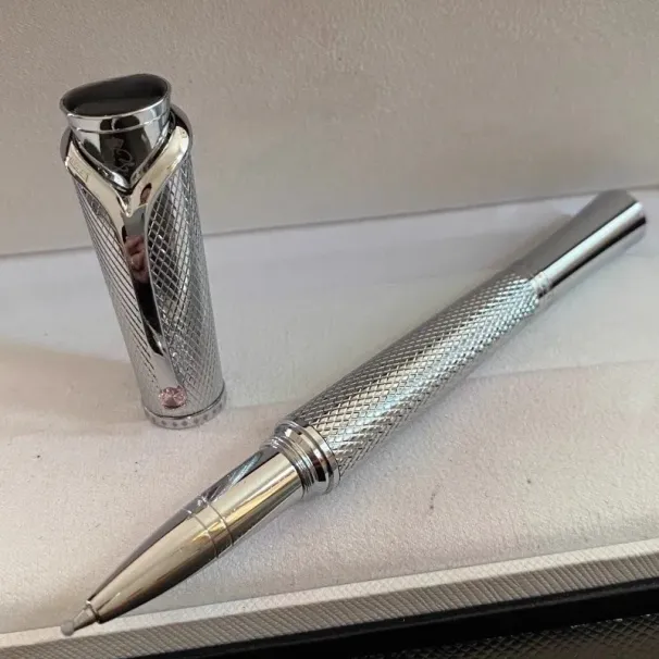 Penna a sfera a rullo / penna a sfera / penna stilografica in resina nera e cristallo Monte di lusso all'ingrosso, cancelleria per ufficio, regalo Bn04_voghion.com