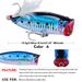 Long Casting 8.5cm 19.5g Golden Blood Groove Hook Lure Floating Biomimetic Plastic Bait_voghion.com