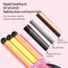 Rizador de pelo eléctrico rosa de tres tubos, plancha para el pelo con ondas de agua y forma de huevo, rizador de pelo Big Curl_voghion.com