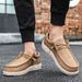 Unbeatable Quality Spring And Autumn New Large Men's Le Fu Outdoor Casual Lightweight Single Lazy One Step Stepping Cloth Shoes_voghion.com