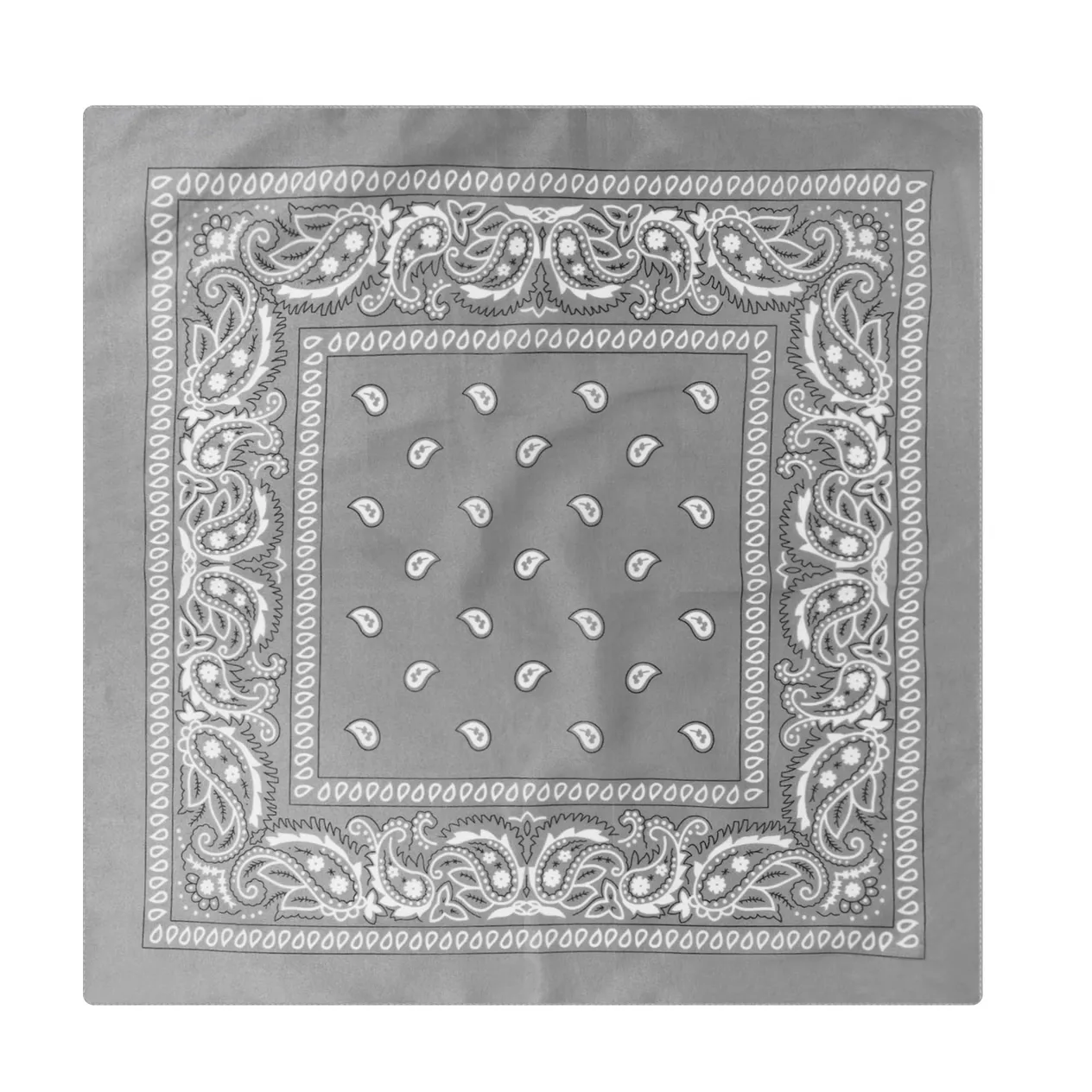 polyester paisley cashew flower square scarf hip hop outdoor cycling spot wholesale bandana headscarf_voghion.com