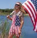 Summer New American Independence Day Flag Couple Backpants_voghion.com