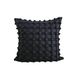 light Luxury Cubic Pillow Living Room Sofa Cushion, Cool Black Bubble Grid Cushion Set,_voghion.com