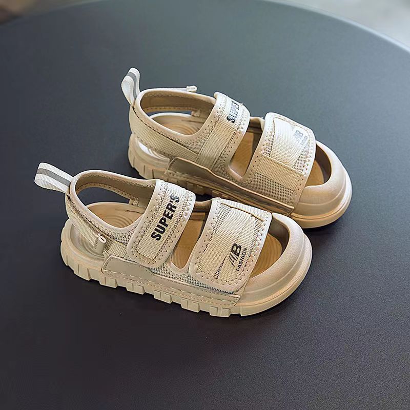 Children's Shoes Summer Sports Sandals Closed Toe Beach Shoes Soft Bottom Non Slip_voghion.com