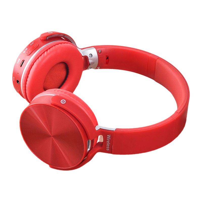 1 Takım Kulaklık Bluetooth uyumlu Stereo Çevresel Ergonomik Tasarım Ağır Bas Desteği AUX Girişi Kablosuz Kulaklık_voghion.com