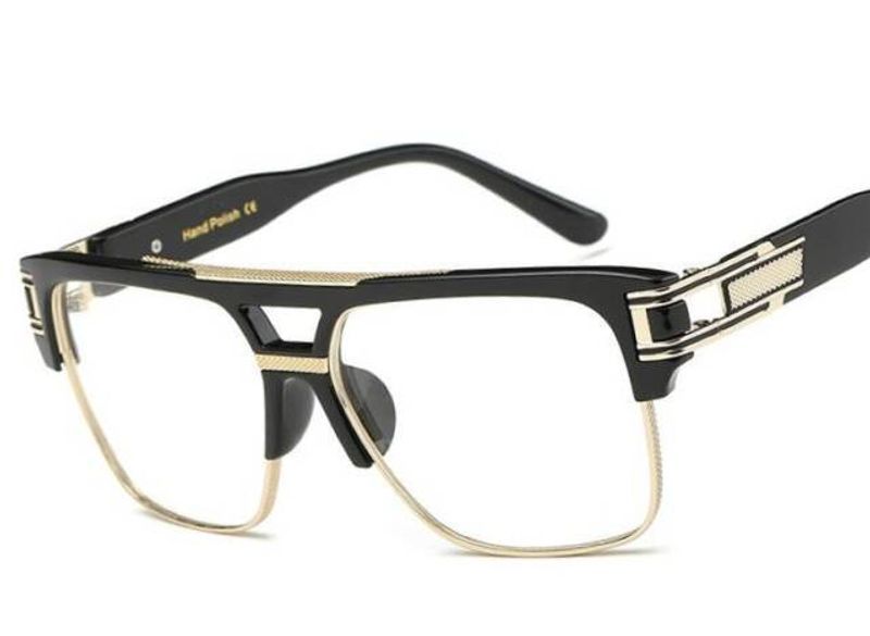 Herenzonnebril, grote glazen Sol lentes de MODA para OCULOS espejuelos_voghion.com