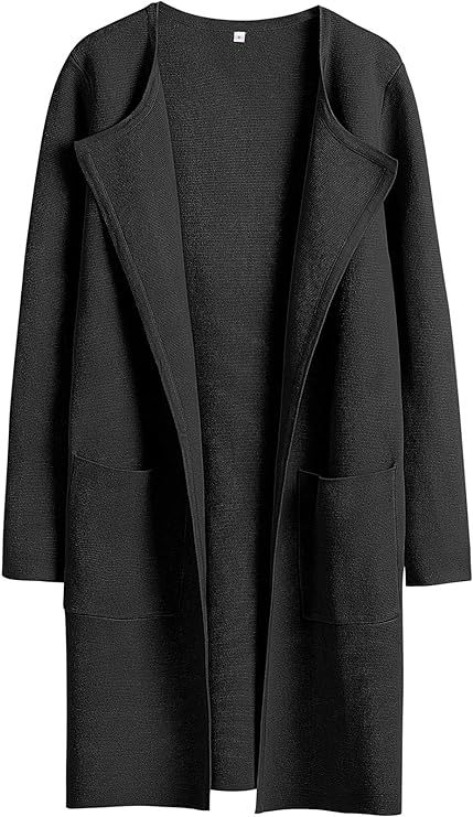 Damenbekleidung: neue modische Wollmanteloberteile mit Revers für Damen_voghion.com