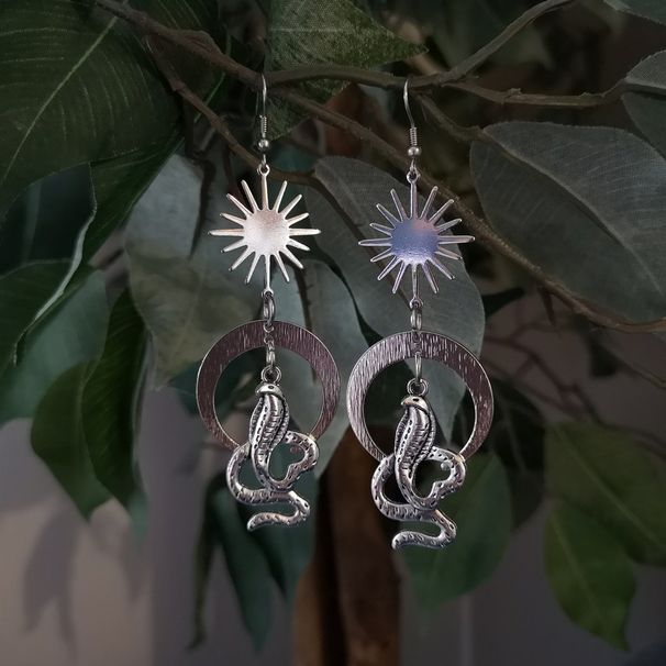 Orecchini Orecchini Serpente del Cielo Orecchini Cobra_voghion.com