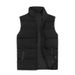 Gilet trapuntato da uomo - Giacca senza maniche imbottita in poliestere spesso, vestibilità oversize con tasche laterali (M-5XL) Capo da indossare a strati in stile streetwear_voghion.com