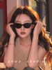 LazyZoom Triangle Cats' Eye Sunglasses Women's Internet-Famous And Vintage Trendy Cool Fashion Wind Sun Glasses Fancy Street_voghion.com