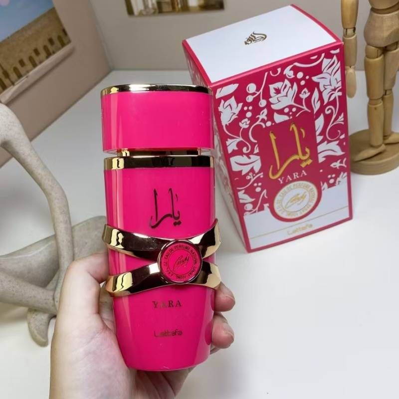 Hot Luksus Flaske Lattafa YARA Pink Candy Collection Mode Klassisk Unisex Parfume 100ml Langvarig Floral Tone Højkvalitets Festival Gave_voghion.com