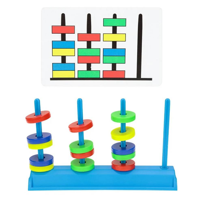 Magnetisch ringbordspel speelgoed voor de ontwikkeling van het visuele geheugen van kinderen Multiplayer interactief spel desktop stapelpuzzel speelgoed_voghion.com