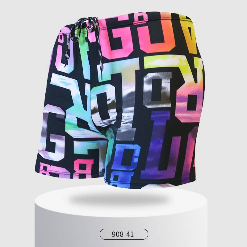 Maillot de bain pour homme à séchage rapide pour éviter les désagréments, maillot de bain de plage à angle plat de grande taille pour adultes_voghion.com