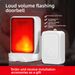 Wireless Doorbell With Remote – 28 Melodies, 50m Range, Flashing LED For Hearing Impaired (Battery-Powered, White, 1 Button + 1 Receiver)_voghion.com