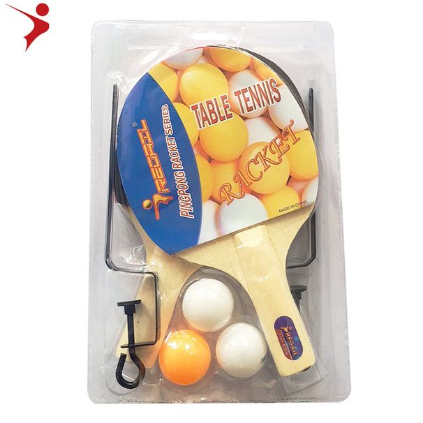 F101-2S Two Rackets Three Balls Table Tennis Racket Net Stand Toy Set_voghion.com