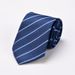 Accessorio professionale lungo da uomo annodato a mano, papillon a pois blu e rossi, 8 cm_voghion.com