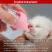 Kitten Bottle Feeding Kit For Nursing, Milk Bottles For Feeding Newborn Puppies,Anti-chocking Design With 3pcs Replaceable Nipples, Cute Elephant Shap_voghion.com