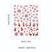 Nail Art Christmas sticker Red vintage elk Snowflake Snowman Christmas tree back nail sticker_voghion.com