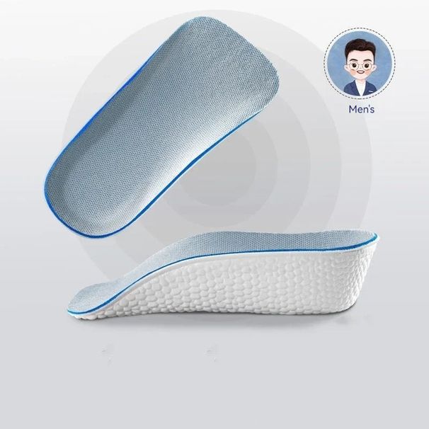 Aumento di altezza per uomo e donna, scarpe per piedi piatti, supporto dell'arco plantare, solette ortopediche, scarpe da ginnastica, rialzo per tallone, cuscinetti per scarpe in memory foam_voghion.com