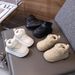 Autumn Winter High-top Boys And Girls Baby Soft Sole Non-slip Walking 1-3 Years Old Fleece-lined Thickened Warm Cotton_voghion.com