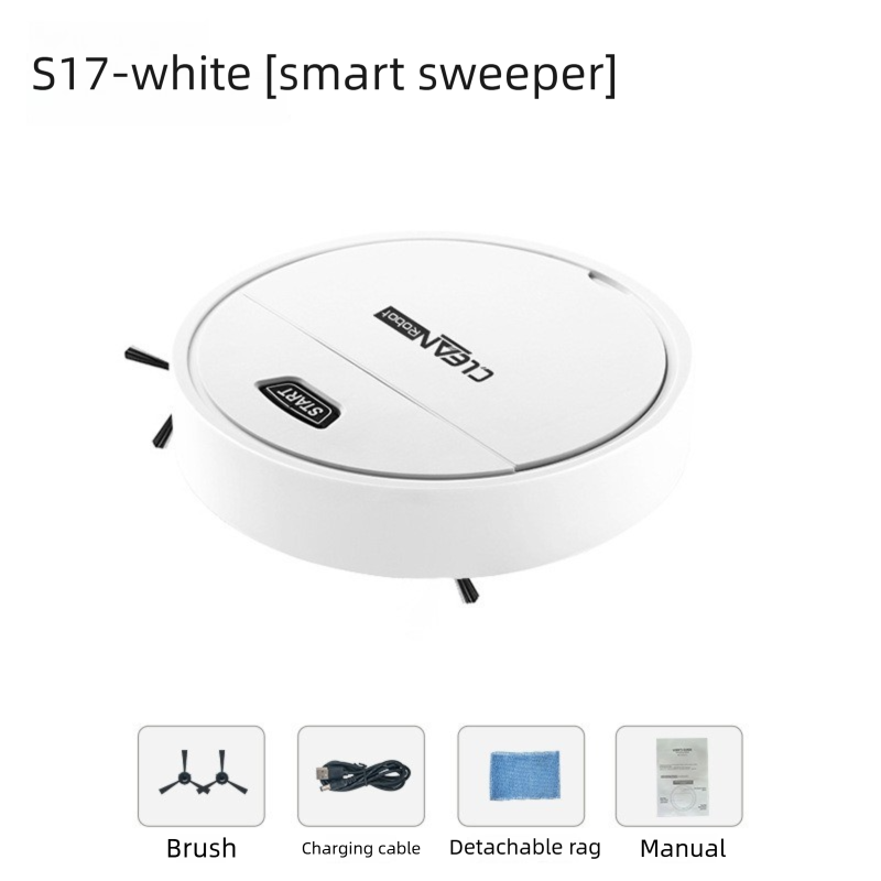 All-in-One Robot Vacuum & Mop - USB Charging Compact Cleaner With Auto Mopping For Hard Floors, CE Certified_voghion.com