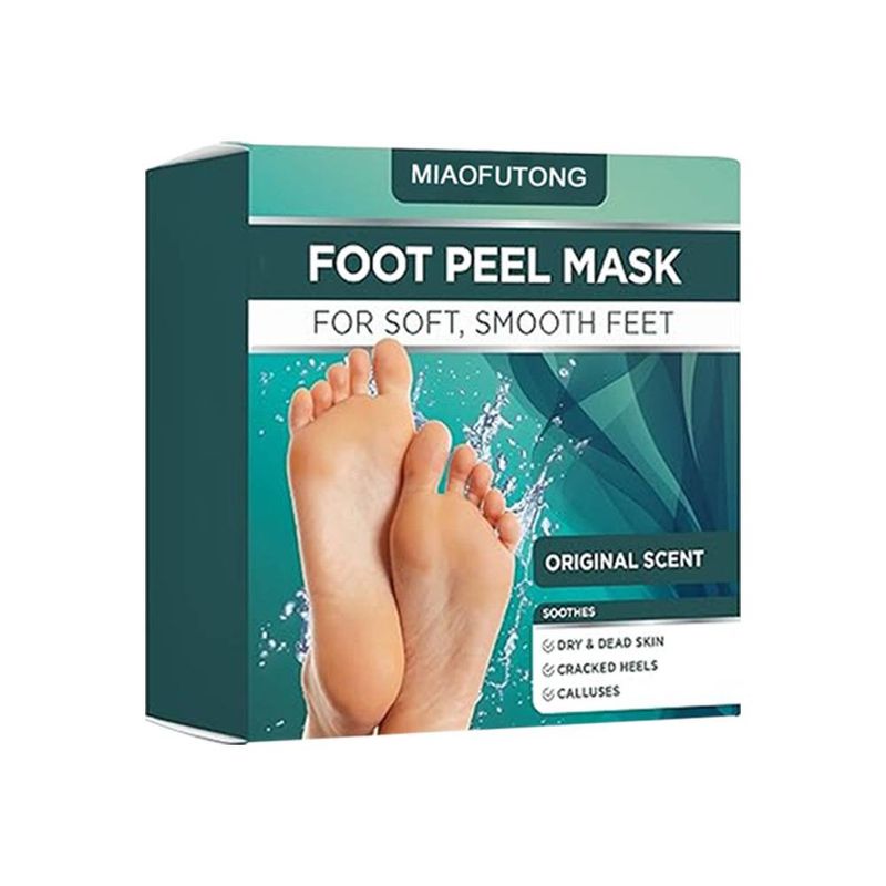 2 pairs Foot Peel Mask, Regular Skin Exfoliating Foot Masks for Dry, Cracked Feet, Callus, Dead Skin Remover For Men & Women_voghion.com