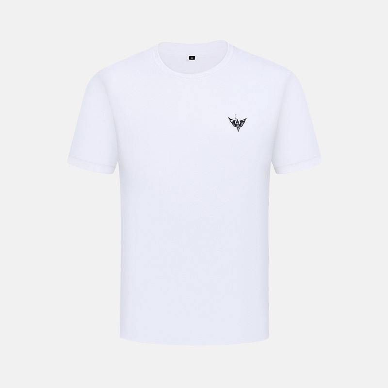 Men's Clothing Emperor Paul Summer New Men's Solid Color Round Neck Polo Shirt Casual Fashion All Match Men's Round Neck Short Sleeved T Shirt_voghion.com