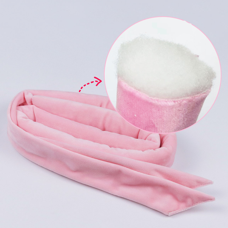 Bow Lazy Heatless Lockenstab Leopardenmuster Schlaf-Lockenartefakt Big Wave Seiden-Baumwoll-Lockenstab_voghion.com