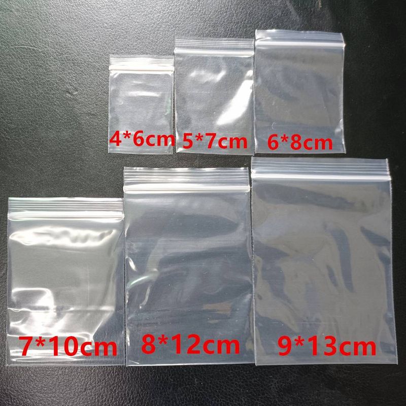 100-Pack 2x3 Inch Transparent Ziplock Bags - 0.1mm Durable Resealable Plastic Bags For Jewelry, DIY Accessories, Small Parts & Craft Storage​_voghion.com