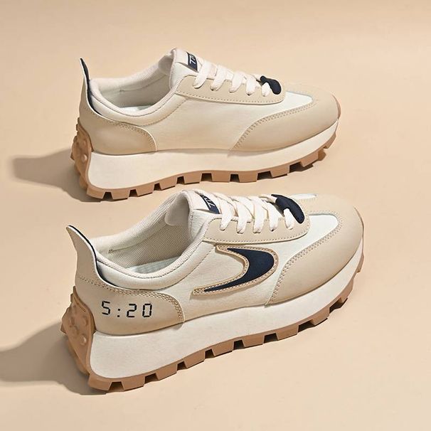 Nuovo stile Forrest Gump Scarpe da donna Versione tendenza Scarpe casual da corsa per studenti Scarpe da papà con suola spessa G6807 2_voghion.com