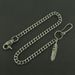 Glossy Cuban Domineering Jeans Decorative Single Layer Hollow Leaf Waist Chain Pendant_voghion.com