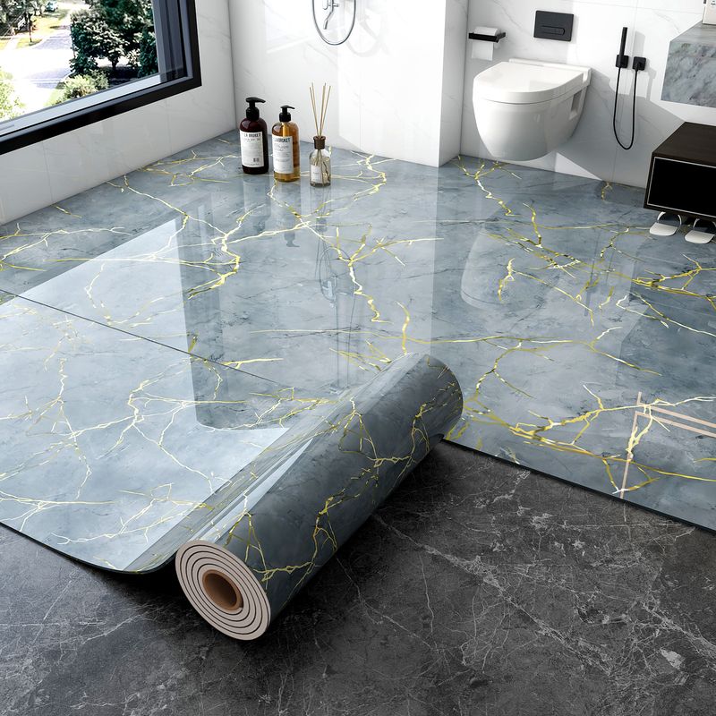 Verdikte zelfklevende waterdichte slijtvaste matten woonkamer cement renovatie transformatie tegelvloer_voghion.com