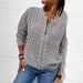 Women's Casual Knit Zip-Up Jacket With Lace Detailing - Breathable Cotton Blend, Versatile Open Front Cardigan For Everyday Wear_voghion.com
