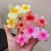 Flower Shape Hair Claw Strong Grip Anti-slip Hair Clip Shower Back Head Hair Clip Vacation Hair Accessories_voghion.com