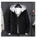 Autumn jacket men's Korean version slim jacket student trendy personality handsome top spring and autumn men's hooded outer wear_voghion.com