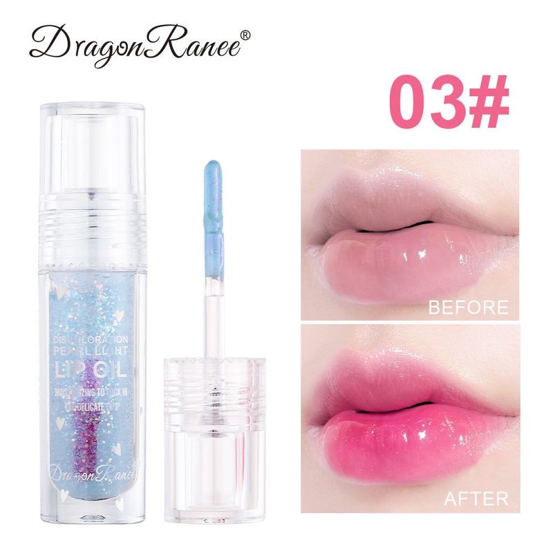 Lucidalabbra Icy Sheer - Glitter fini e perlescenti, olio labbra colorato idratante, primer per rossetto con effetto cambio colore in base alla temperatura_voghion.com
