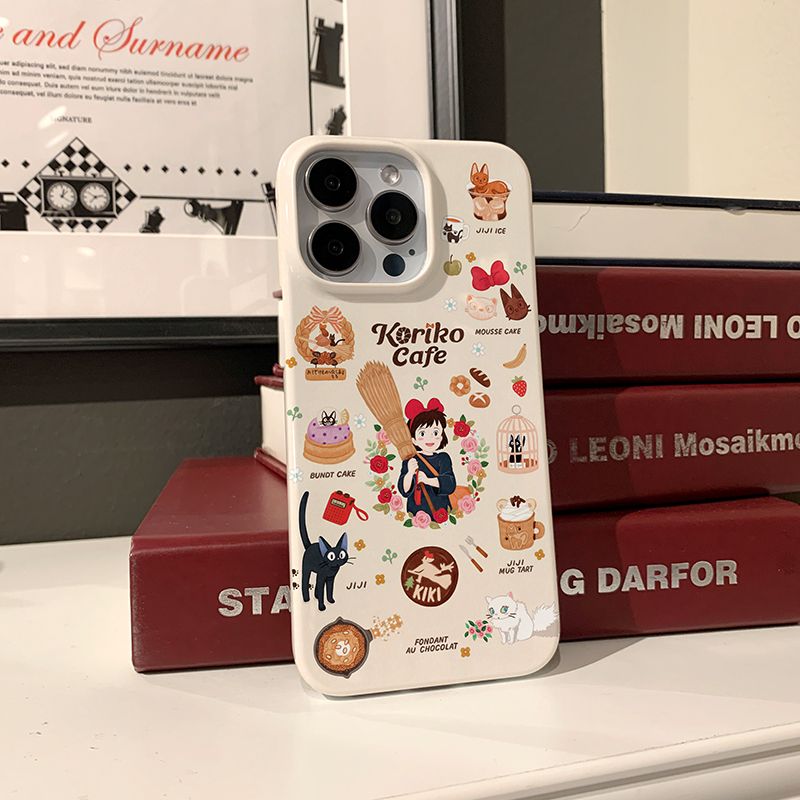 Unbeatable Quality Panda Miyazaki Kiki's Delivery Service Illustration Mobile Phone Shell For IPhone Iphone15 New Arrival Iphone13 Classy_voghion.com
