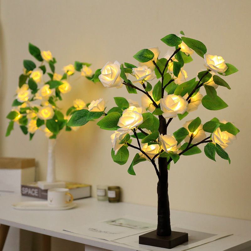 Boomverlichting, LED-rozen voor Valentijnsdag, binnenfeestdecoratieverlichting, decoratie van kerstactiviteiten, tuinverlichting, bomen_voghion.com