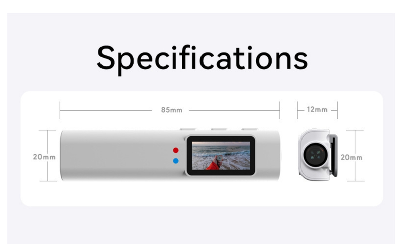 2K HD Eye Lens Wearable Recorder Recording Artifact Portable Life Camera Outdoor Sports Camera_voghion.com