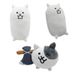 Toy Stuffed Cats Battle Soft Plush Fabric Great Gift For Collectors Fans And_voghion.com
