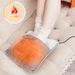 Chauffe-pieds électrique portable et doux pour la maison, USB, idéal pour l'hiver_voghion.com