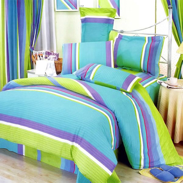 Blancho Bedding - [Rhythm of Life] 100% Cotton 3PC Sheet Set (Twin Size)_voghion.com