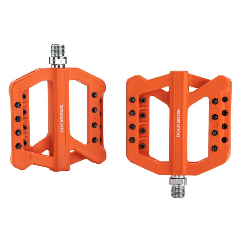 ROCKBROS pedały rowerowe, nylonowe pedały rowerowe MTB z platformą antypoślizgową, para 9/16"_voghion.com