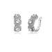 Hip Hop Large Sugar Cube Sparkling Non-Pierced Earrings Stylish Full Diamond Jewelry Fashion Personality American Trend_voghion.com