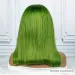 Atmungsaktive grüne Bob-Perücke mit 180 % Dichte und 13 x 4 Spitzenverschluss – natürlich aussehend und bequem_voghion.com