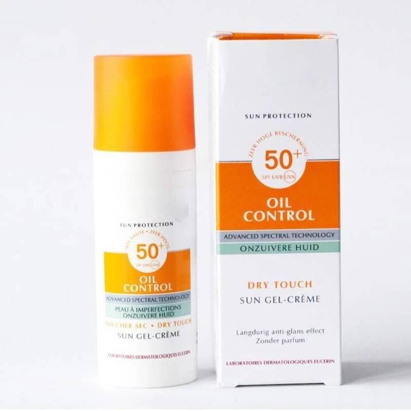 50ml SPF 50+ krem ​​​​do opalania twarzy odświeżający olejek kontrola ochrony przeciwsłonecznej skutecznie izoluje promienie ultrafioletowe żel do opalania twarzy krem ​​​​przeciwsłoneczny do ciała_voghion.com